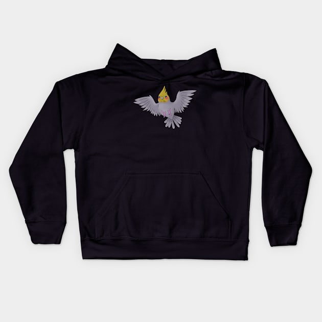 Cockatiel Kids Hoodie by Psitta